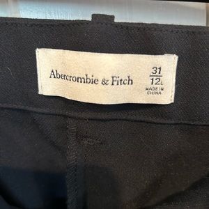 Abercrombie & Fitch Black Boot Cut Pants